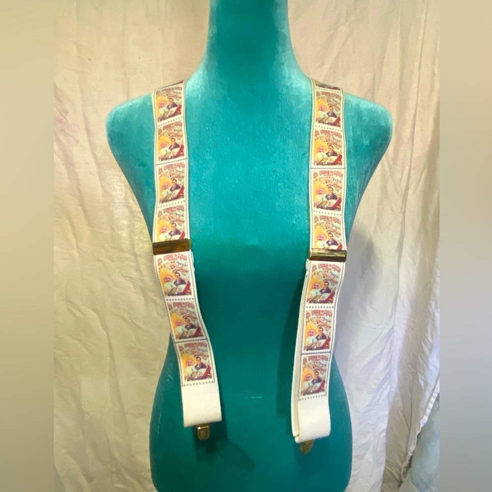 Sweetwater Ben: vintage stamp suspenders